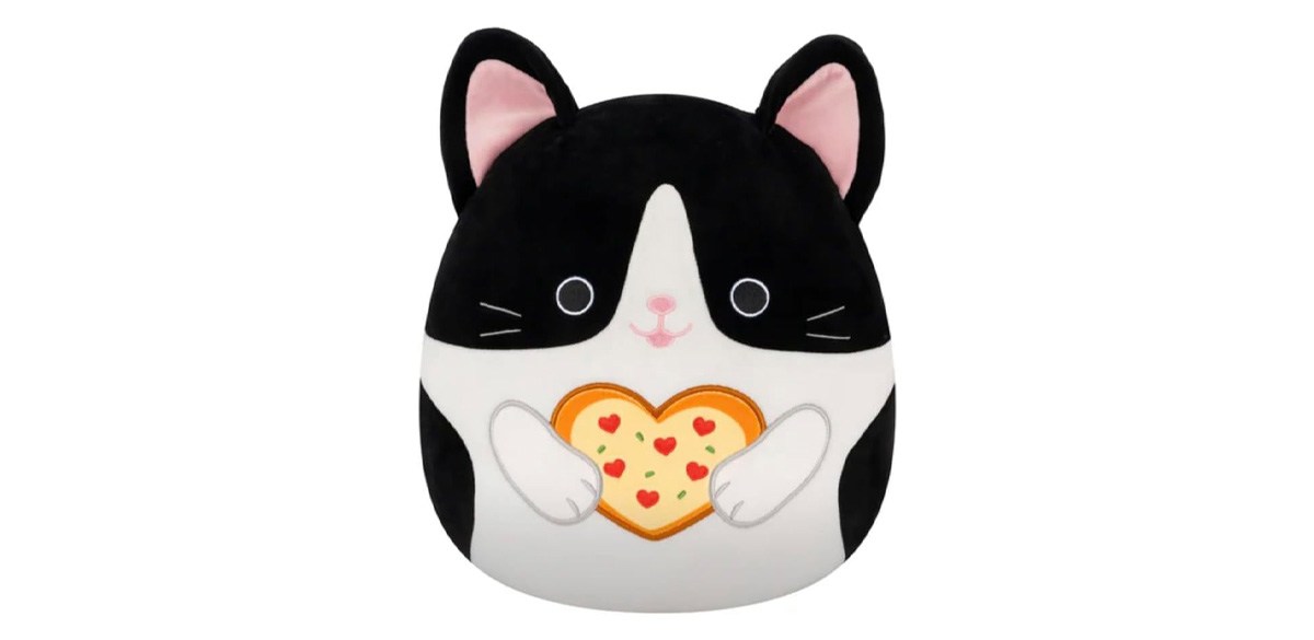 Squishmallows 2025 Original 8-Inch Valentine Squad Plush Cicely The Cat Pizza