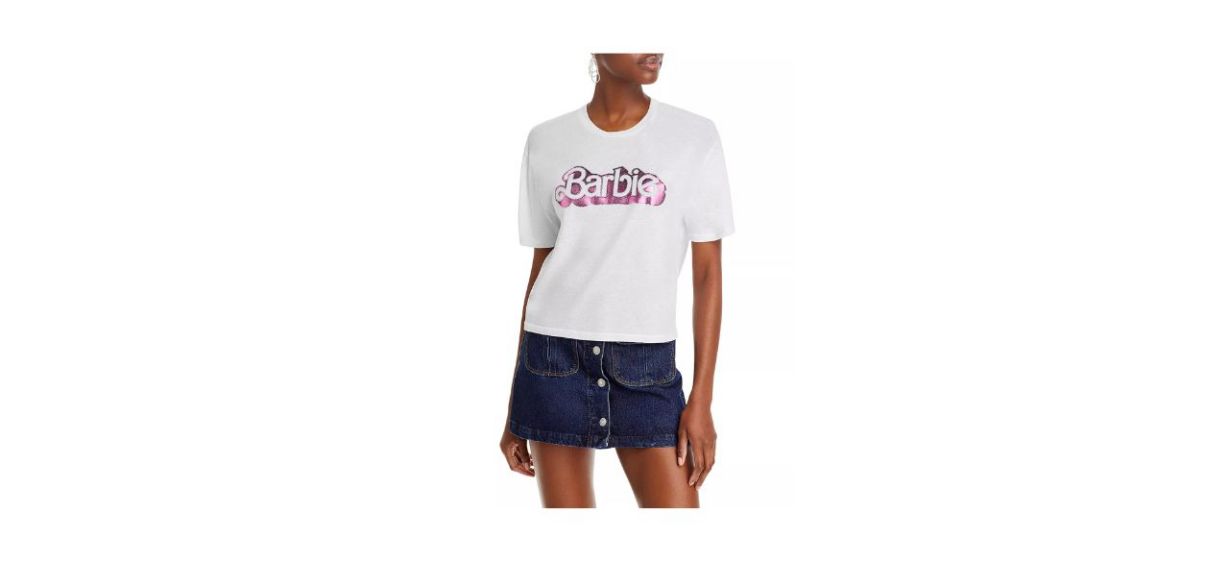 “Barbie” The Movie x Aqua Embellished Graphic Tee “Barbie” The Movie x Aqua Embellished Graphic Tee