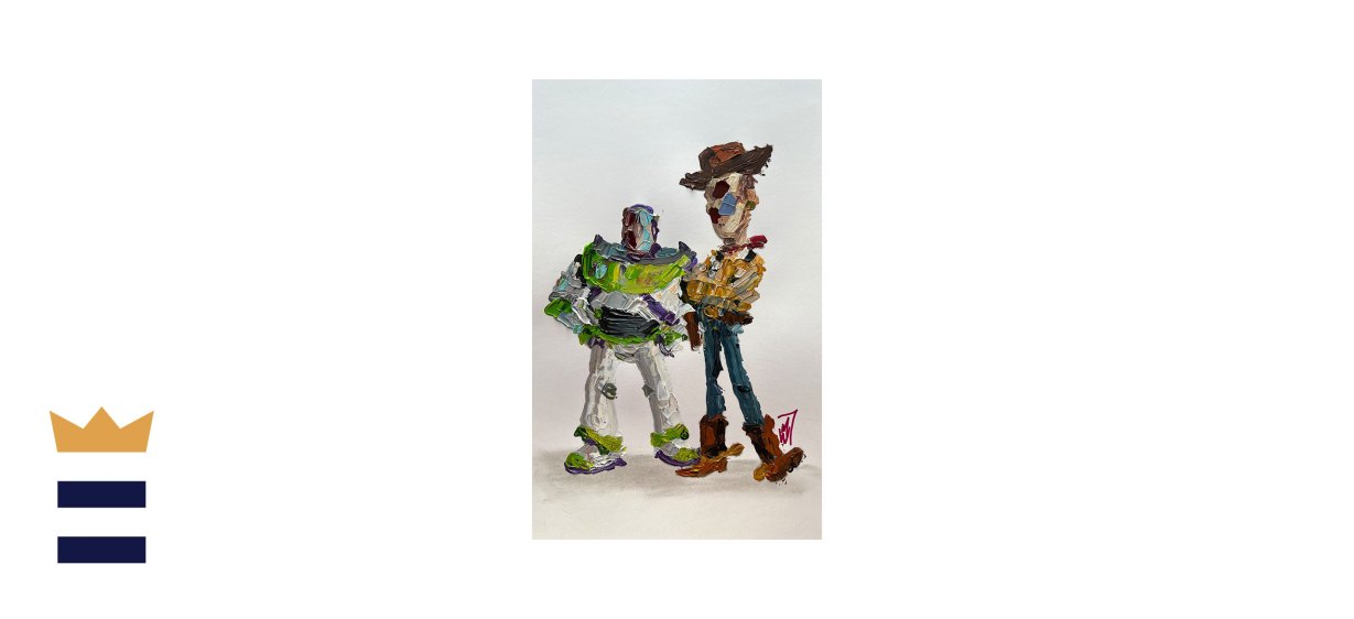 Abstract Disney Toy Story Woody and Buzz Palette