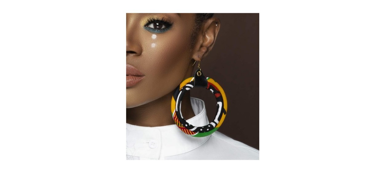 African Hoop earrings