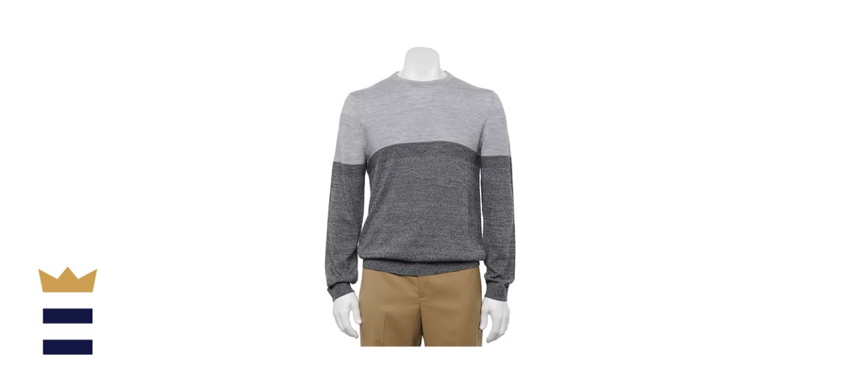 Apt. 9 Regular-Fit Colorblock Men’s Crewneck Sweater