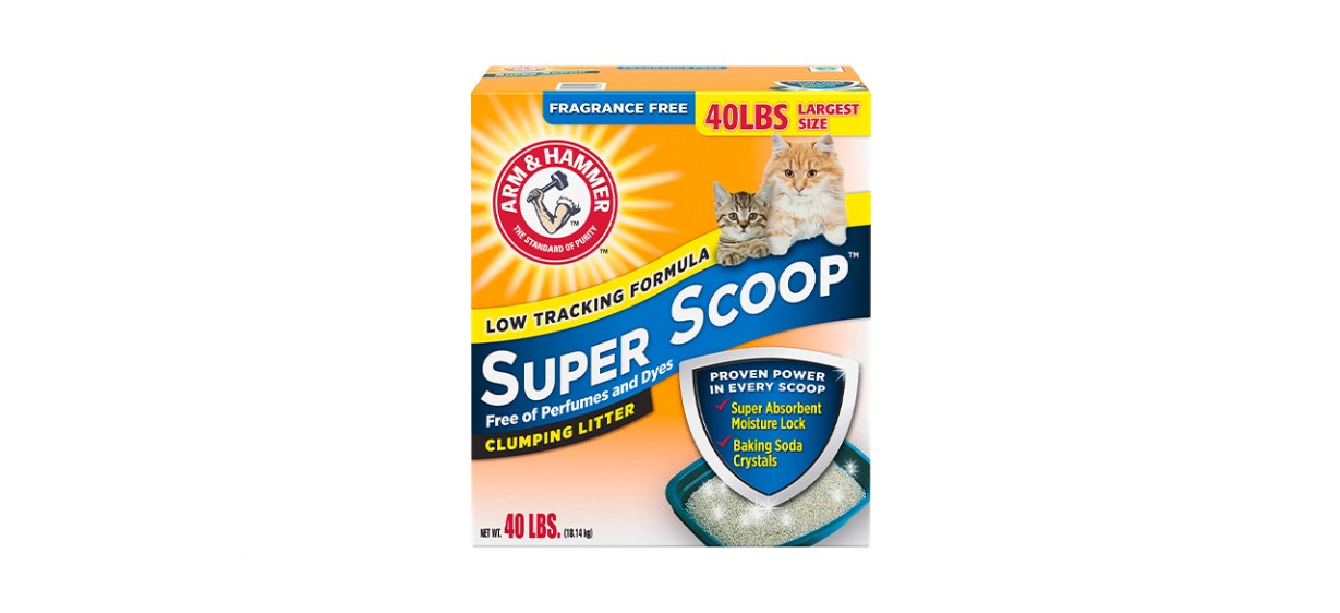  Arm and Hammer Super Scoop Clumping Litter Fragrance Free 