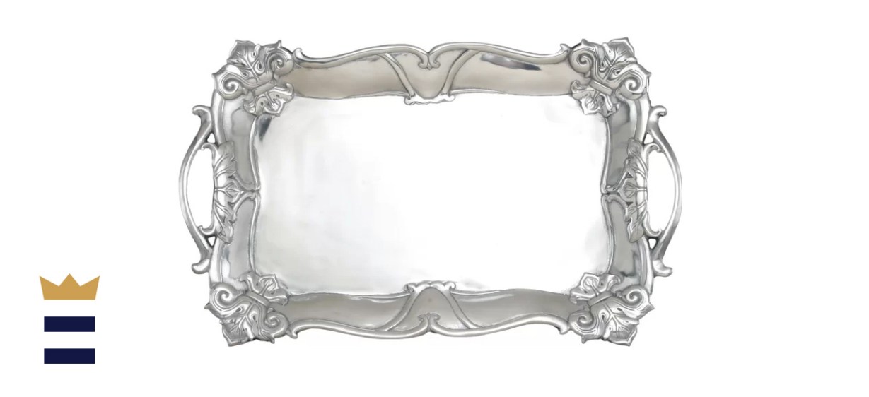 Arthur Court Designs Fleur De Lis Serving Tray