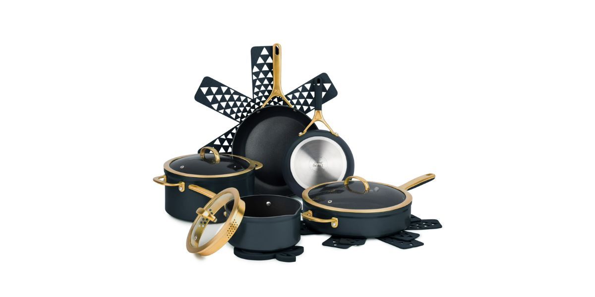 Thyme &amp; Table 12-Piece Non-Stick Supreme Collection Cookware Set