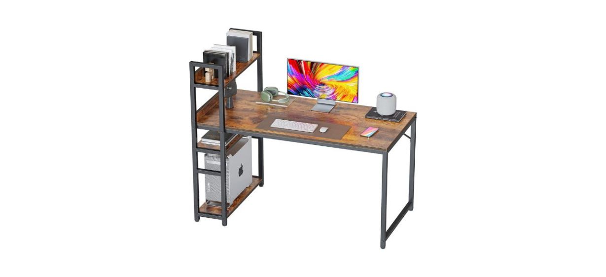 Best CubiCubi Computer Desk with Storage Shelves