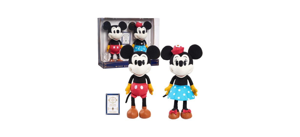 Best Disney Treasures From the Vault Limited Edition Mickey Mouse and Minnie Mouse Plush