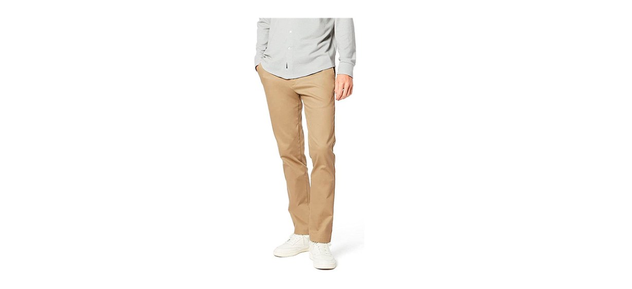 Best Dockers Men's Slim-Fit Signature Khaki Lux Cotton Stretch Pants