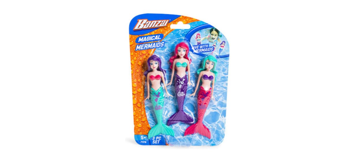 Best Fun Stuff Banzai Spring and Summer 3 Piece Magical Mermaid Dolls