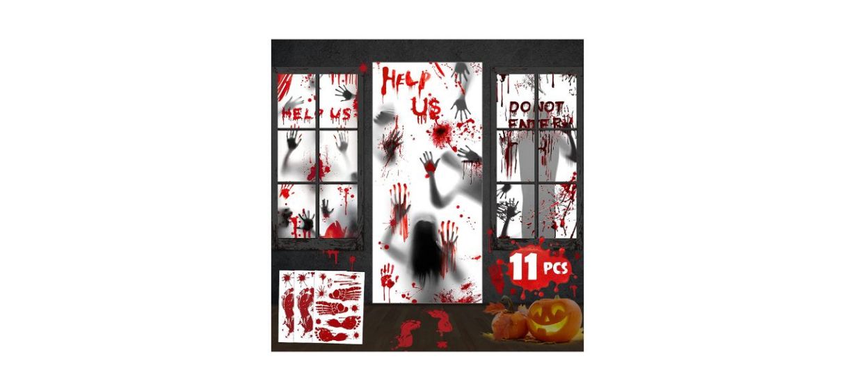 Best Glociti Giant Bloody Handprint Decorations 