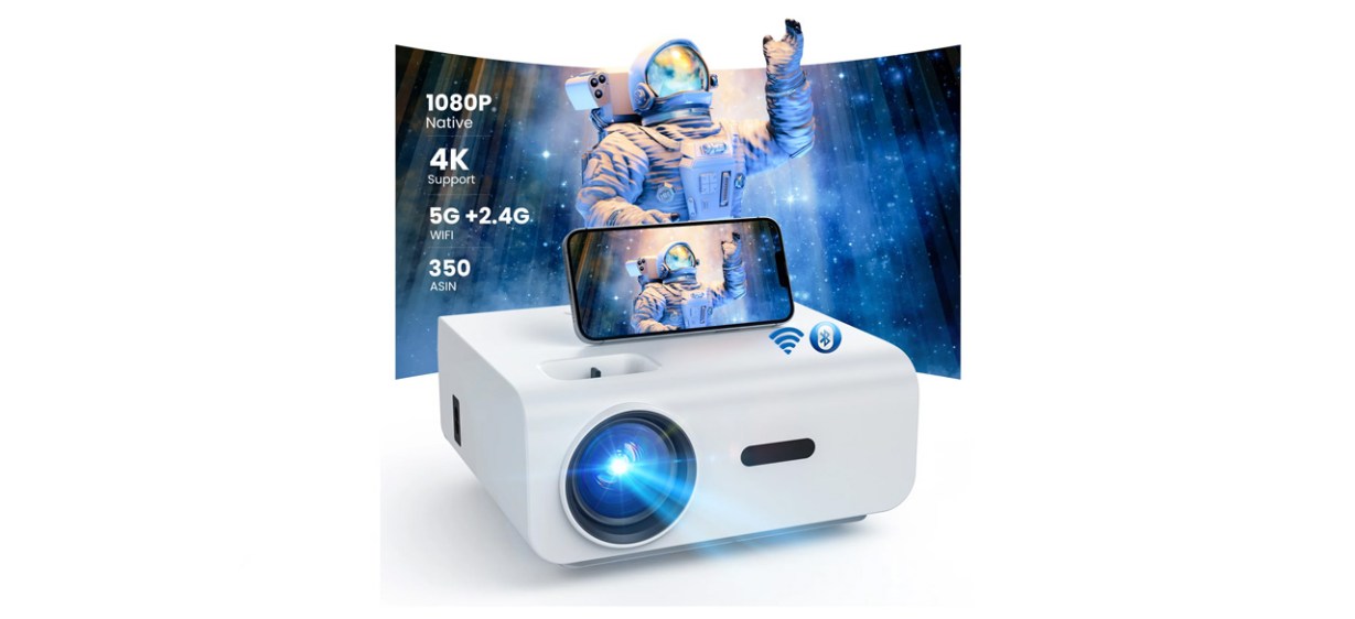 Groview Movie Projector with Screen