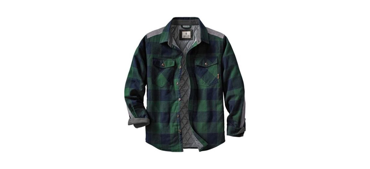 Best Legendary Whitetails Mens Woodsman Heavyweight Quilted Shirt Jacket