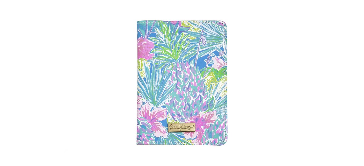 best Lilly Pulitzer Vegan Leather Passport Holder