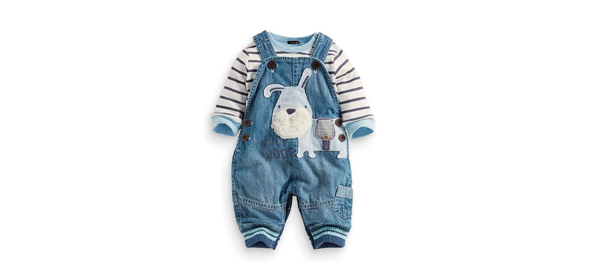 Best Lvyinli Cute Baby Overalls Set