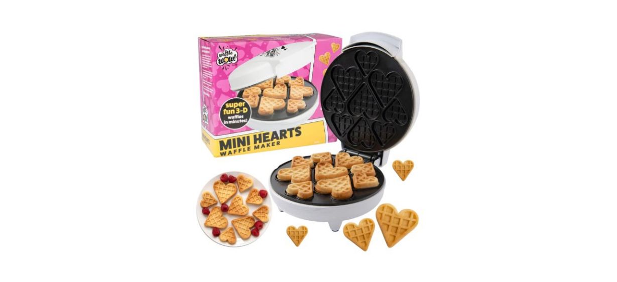 Mini Hearts Waffle Maker