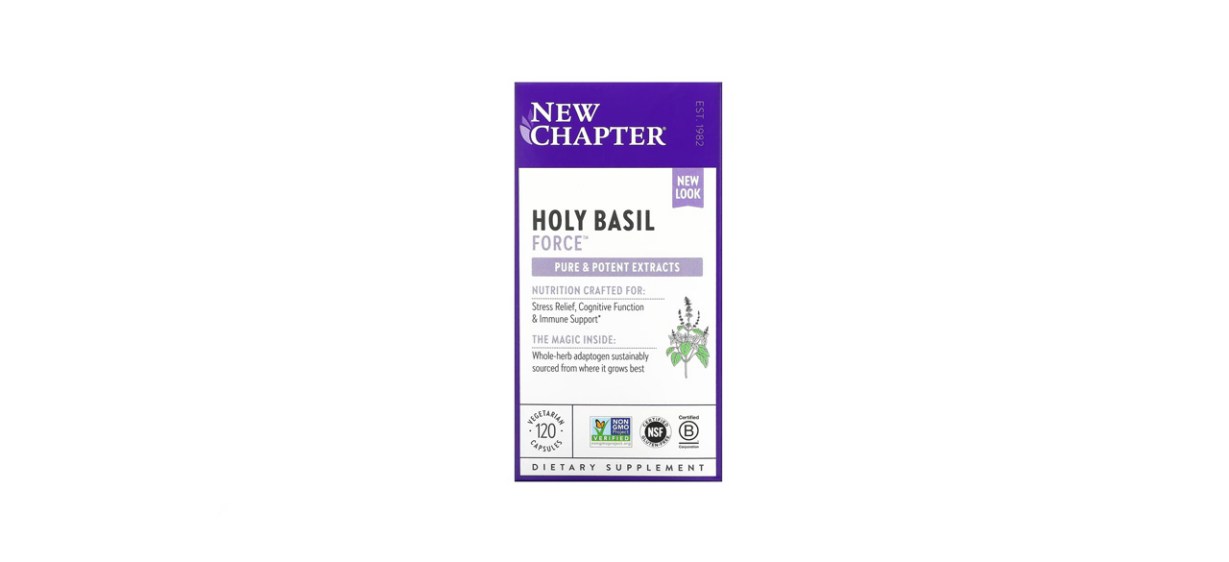 best New Chapter Holy Basil Force