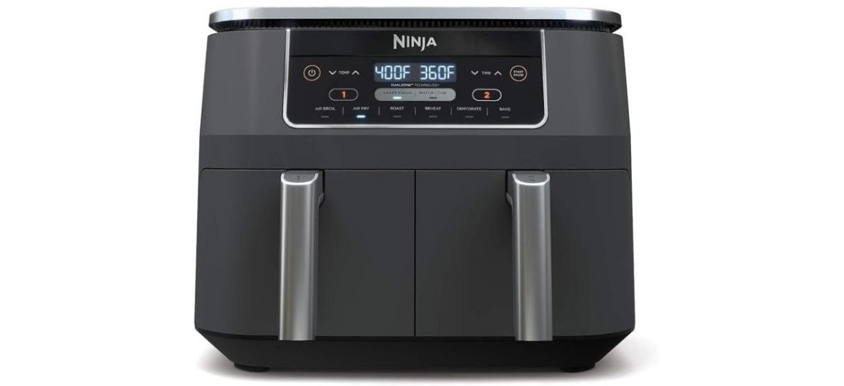 Ninja DZ201 Foodi 8 Quart 6-in-1 DualZone 2-Basket Air Fryer