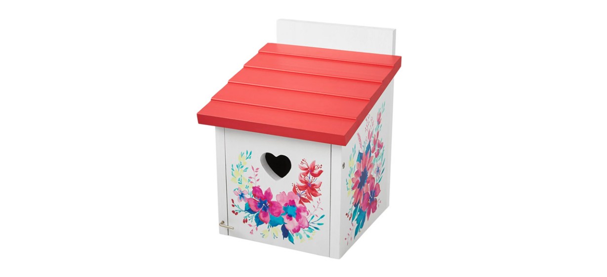 Best The Pioneer Woman Fresh Floral Heart Bluebird House Best The Pioneer Woman Fresh Floral Heart Bluebird House