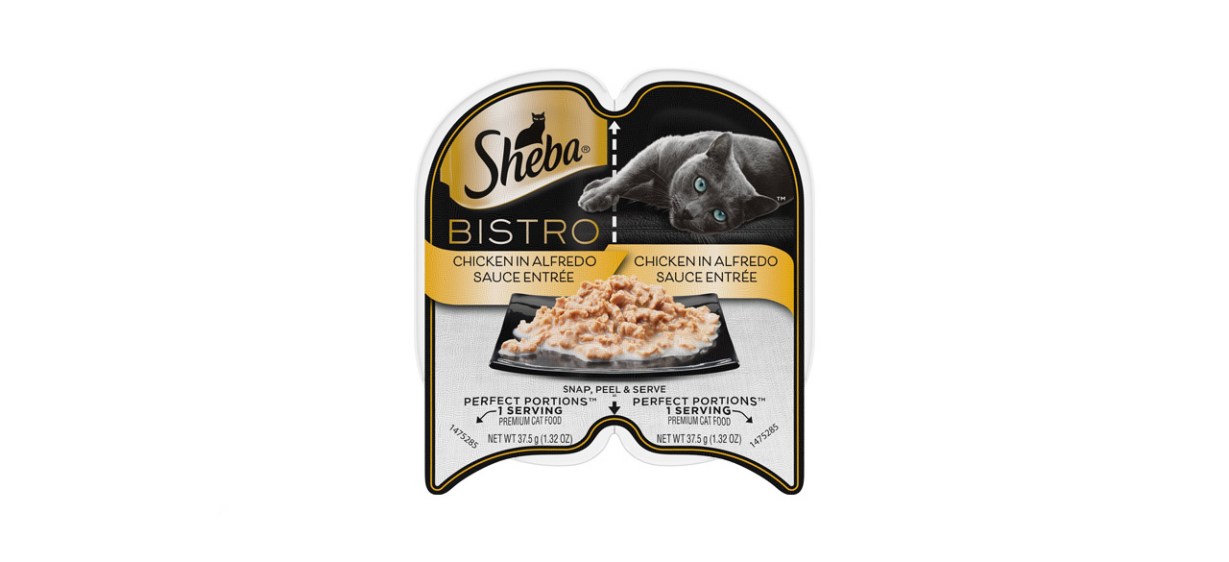 Best Sheba cat food Sheba Perfect Portions Bistro Chicken in Alfredo Sauce