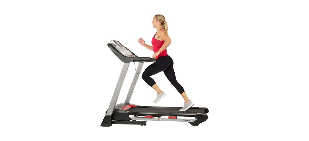 Best Sunny Health &amp; Fitness Folding Treadmill for Home Exercise