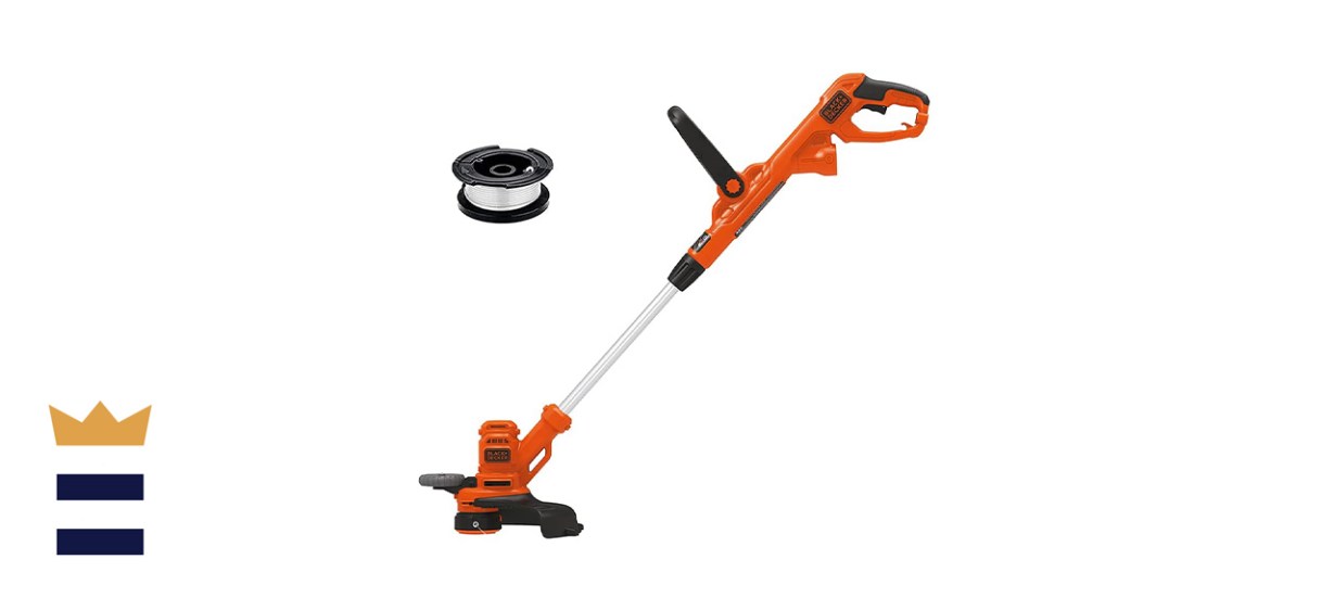 Black+Decker Corded 2-in-1 String Grass Trimmer