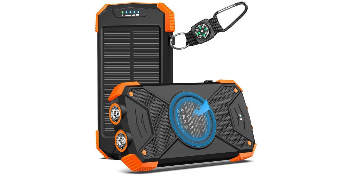 BLAVOR Solar Power Bank 10,000mAh