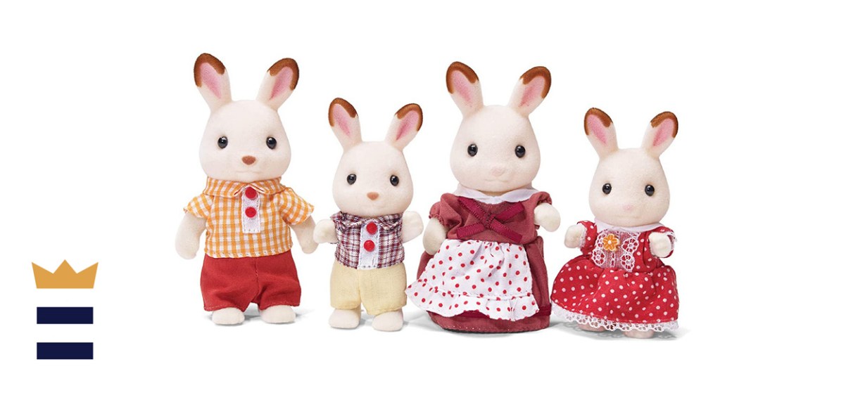 Calico Critters Hopscotch Rabbit Family