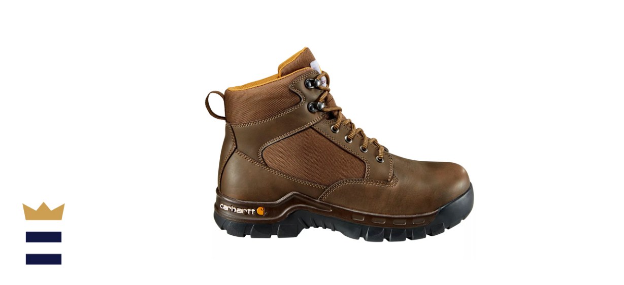 Carhartt Men's Rugged Flex 6&quot; Brown Steel Toe
