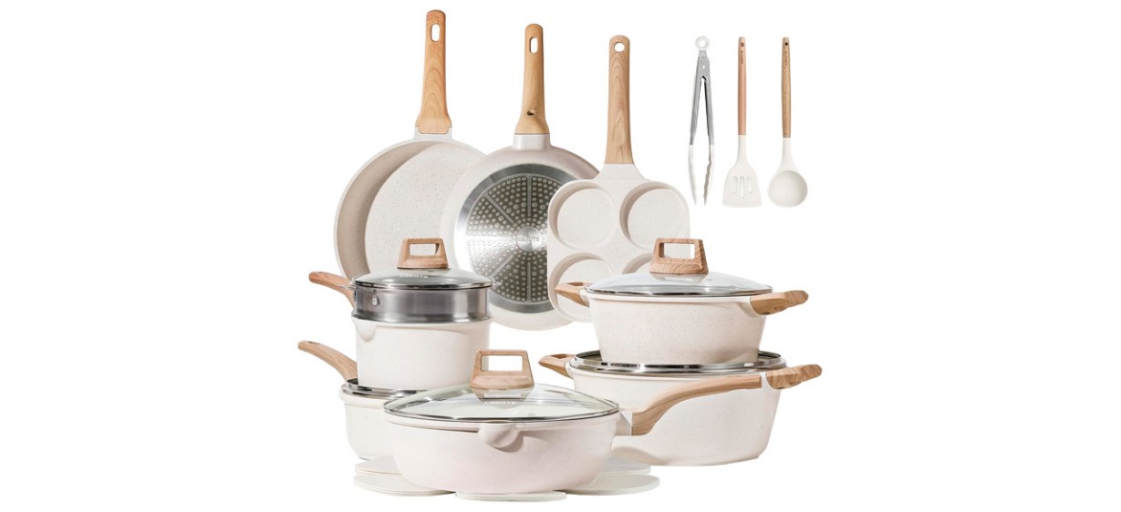 CAROTE 21Pcs Pots and Pans Set
