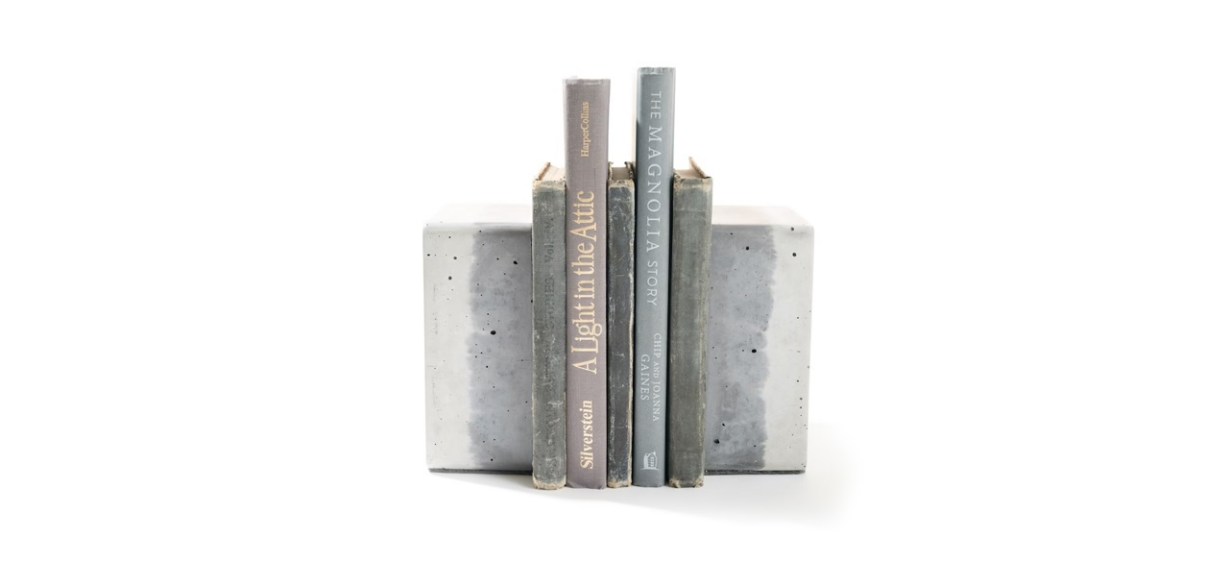CedarwoodCreekCo Ombré Concrete Bookends