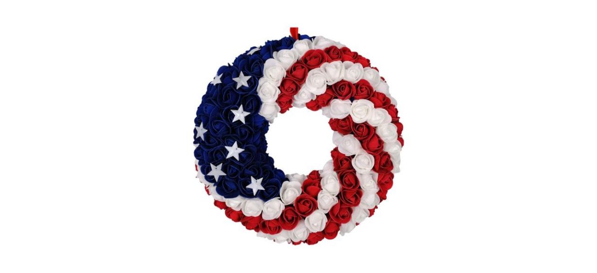 Idyllic Patriotic Americana Wreath