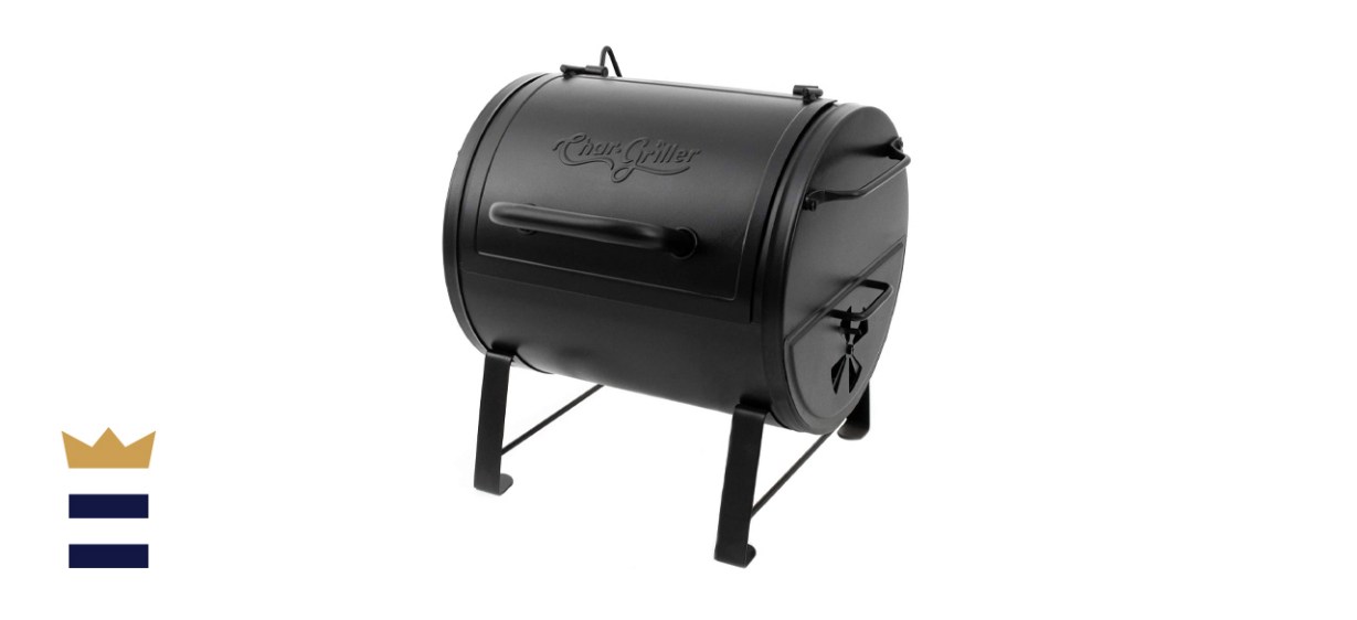 Char-Griller E82424 Side Fire Box Charcoal Grill