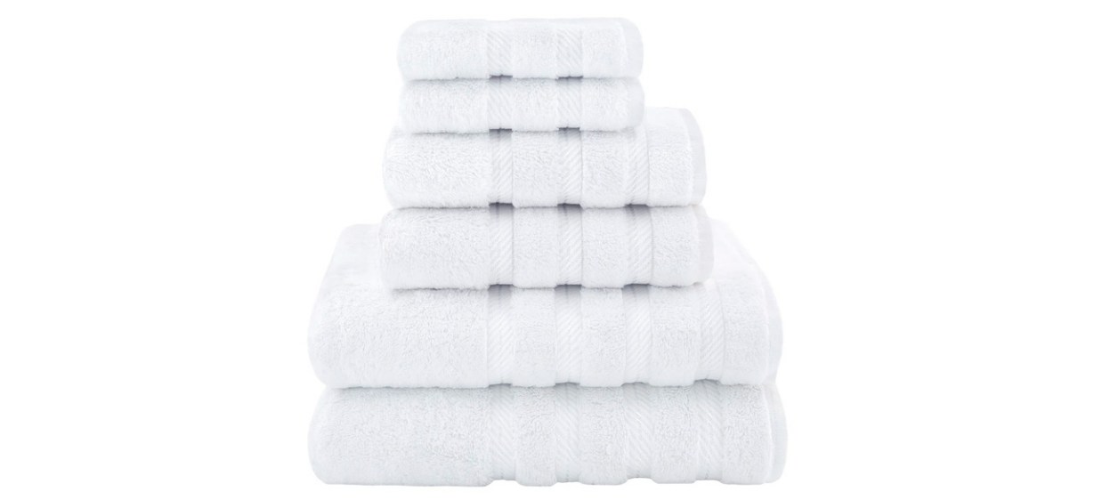 Charlton Home 100% Cotton Premium Turkish Bath Towel Set