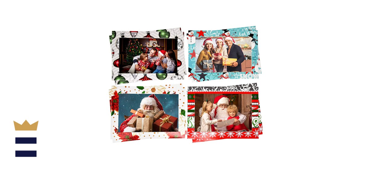 Christmas Photo Frame Greetings Cards