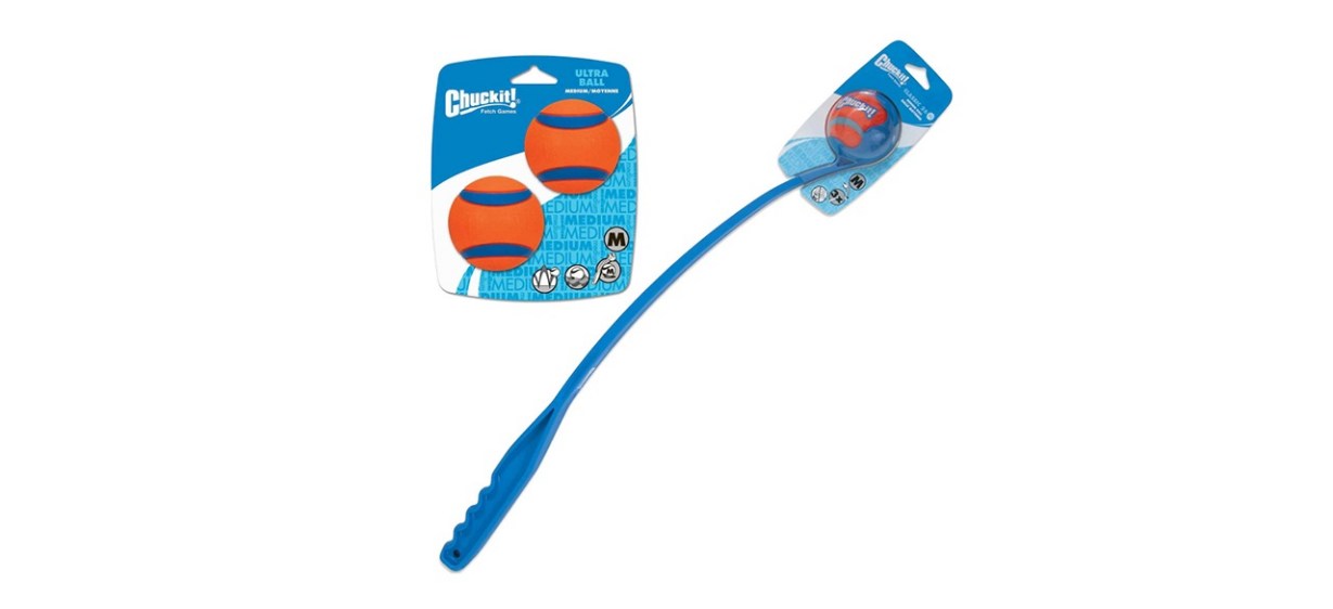 Chuckit! Ultra Rubber Ball and Classic Launcher