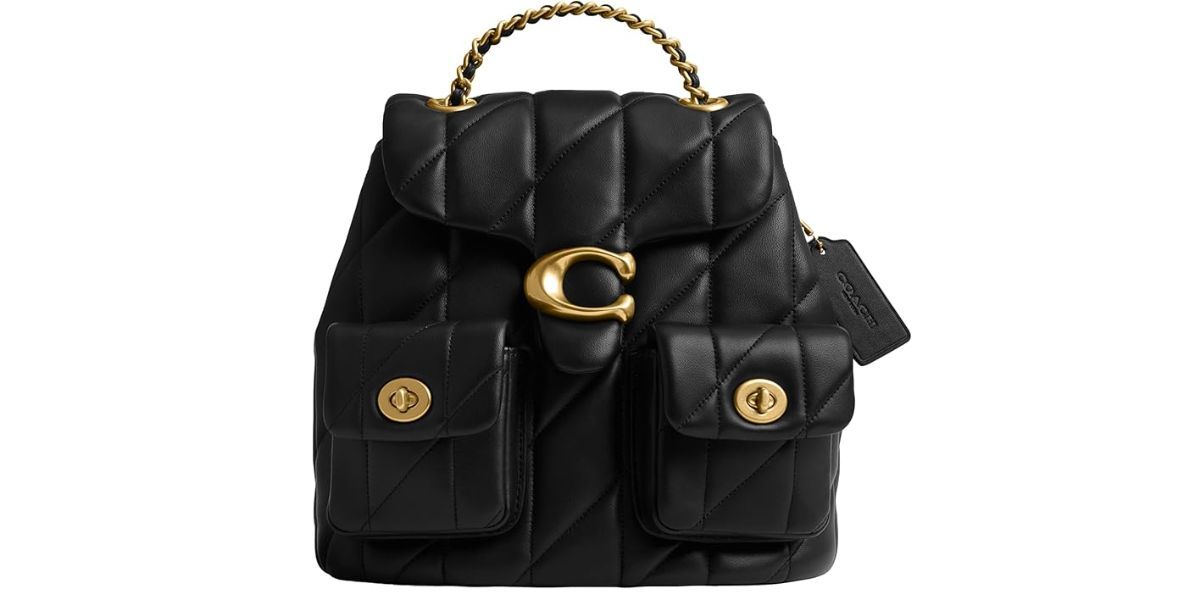COACH Women's Quilted Leather Tabby Backpack