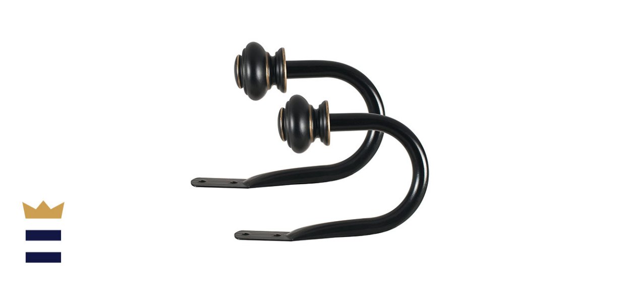 Decopolitan Beme International Urn Double Drapery Rod Set