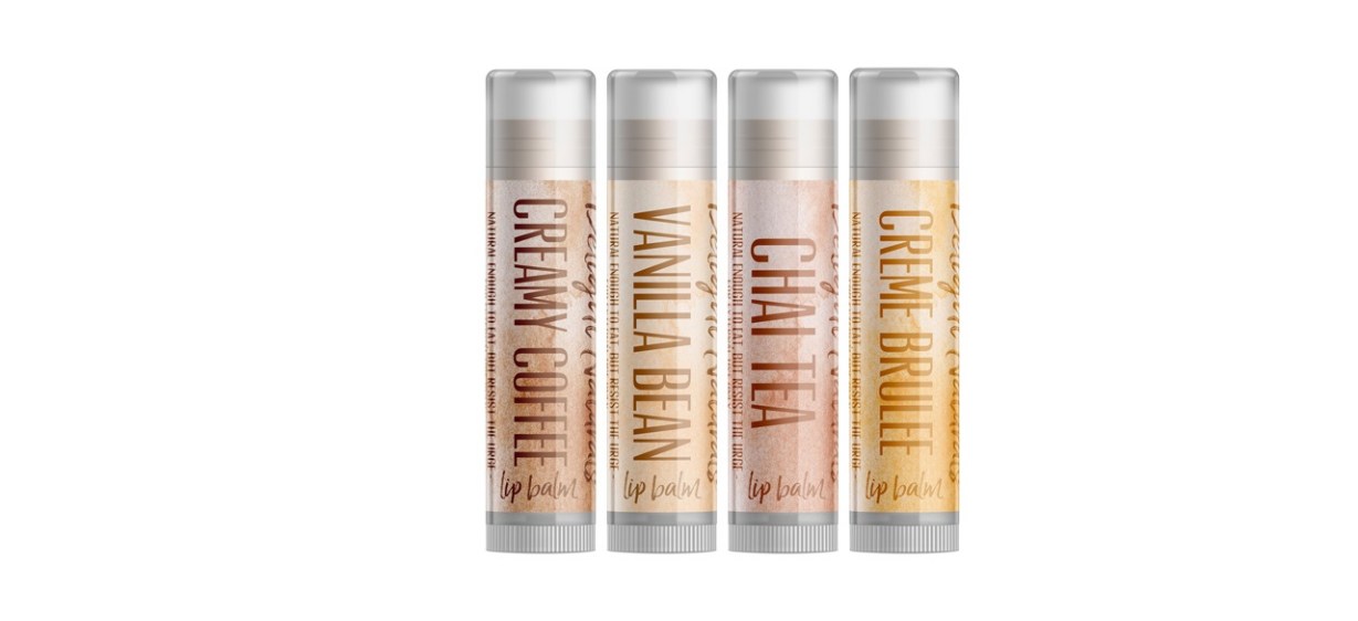 DelightNaturals Coffee House Lip Balm Set
