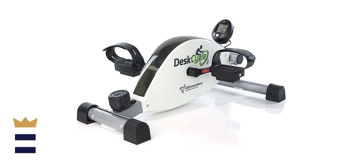 DeskCycle 2 Under Desk Bike Pedal Exerciser with Adjustable Leg
