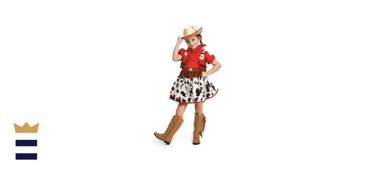Dress-Up-America Cowgirl Costume for Kids