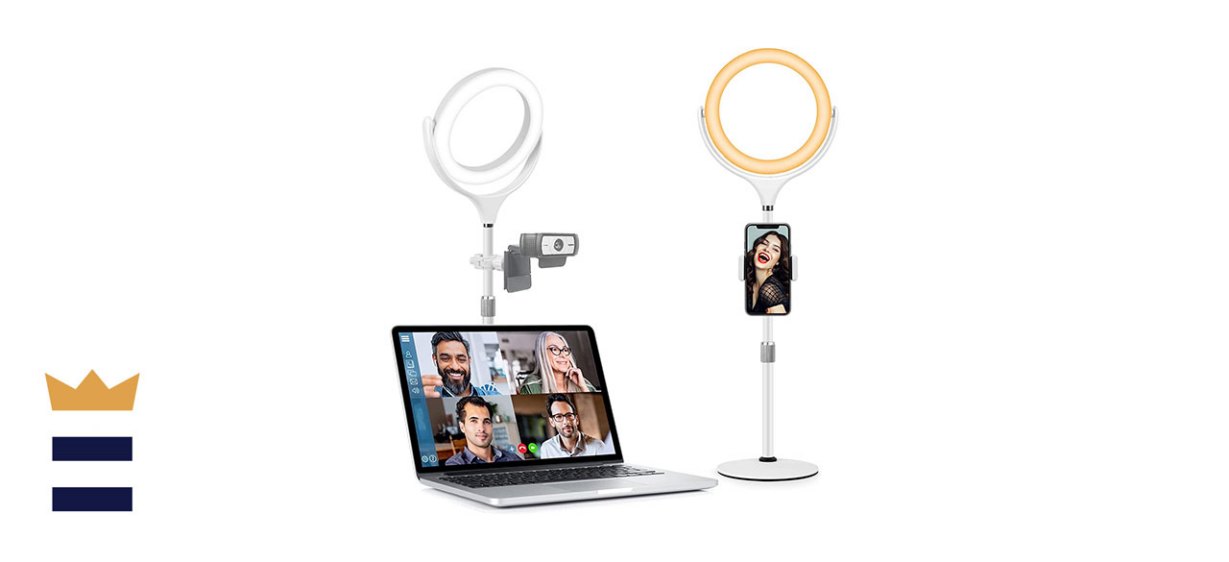 Evershop Desktop Ring Light for Zoom Meetings