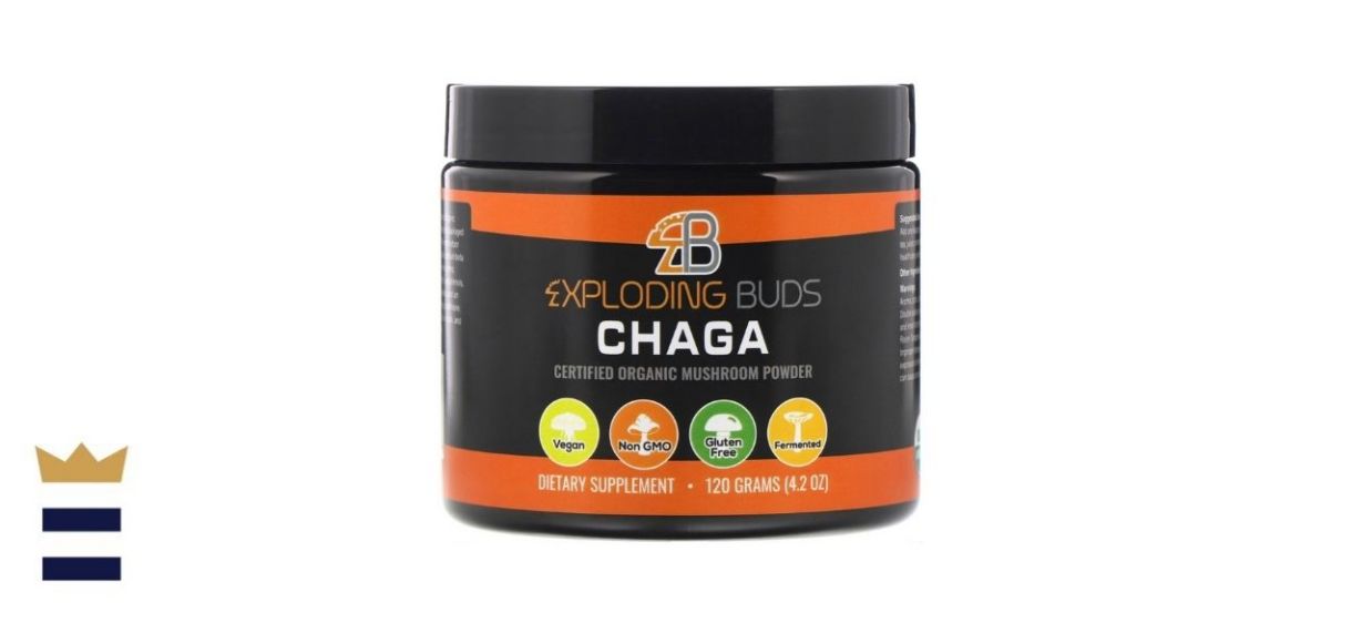 Exploding Buds Certified Organic Chaga Mushroom Powder