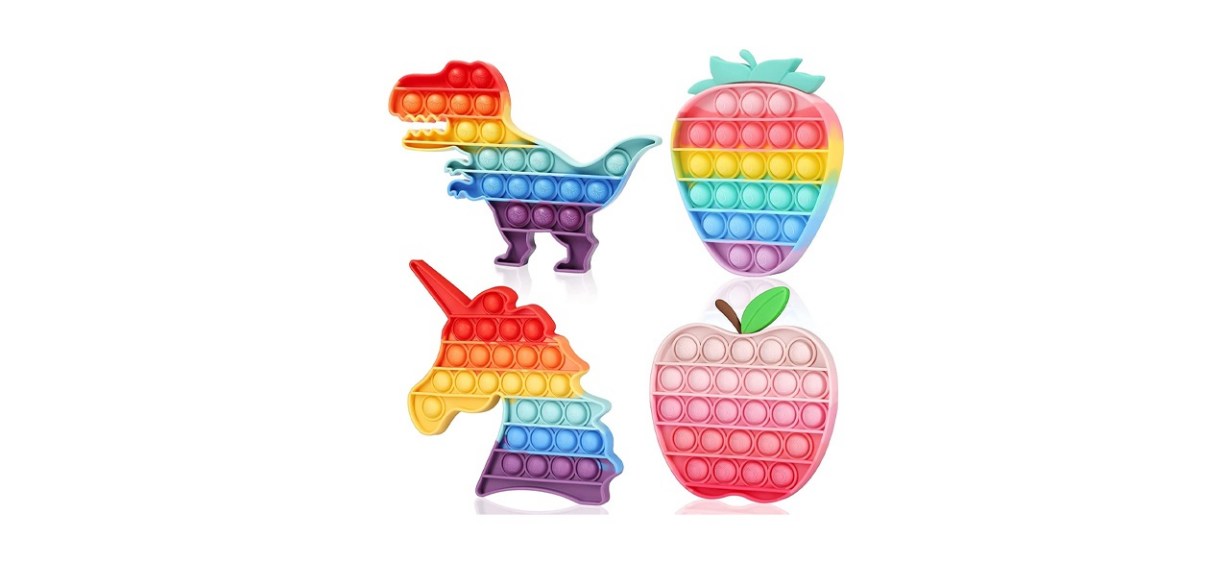 Fescuty Rainbow Pop Bubble Sensory Fidget Toys