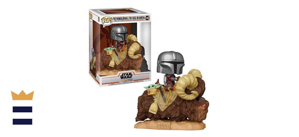 Funko Pop Deluxe Mandalorian- The Mandalorian &amp; The Child on Bantha