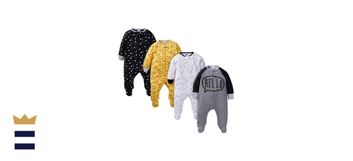 Gerber baby-boys 4 Pack Sleep 'N Play Footie