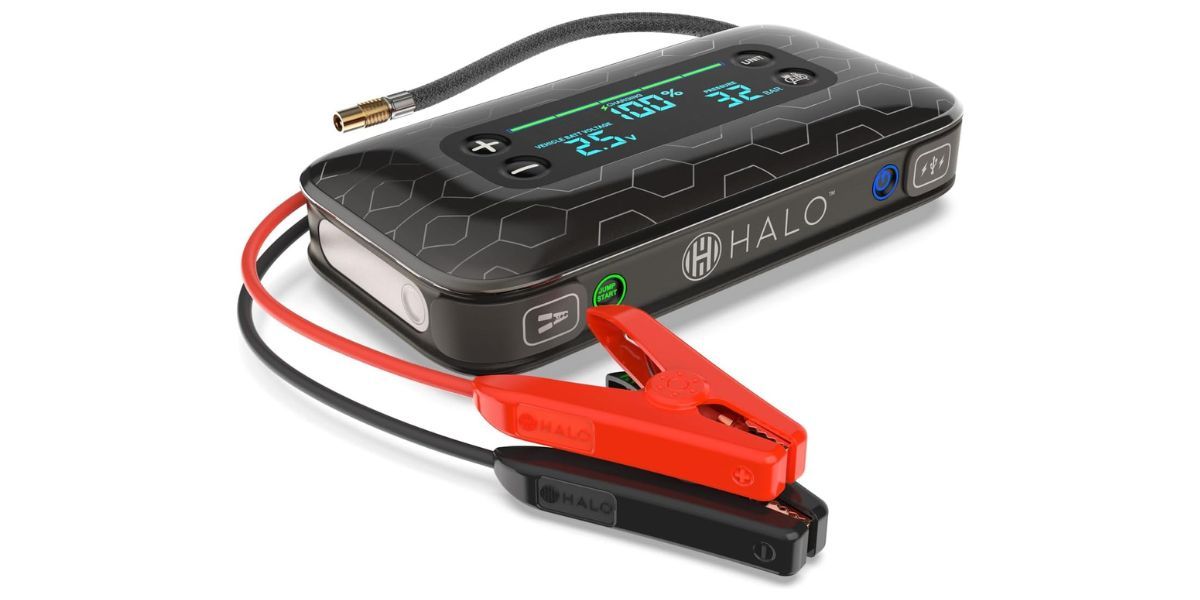 HALO Bolt Air+ 1750 Portable Car Battery Jump Starter