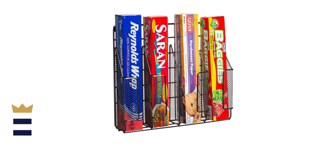 Home Basics Stainless Steel Wrap Organizer