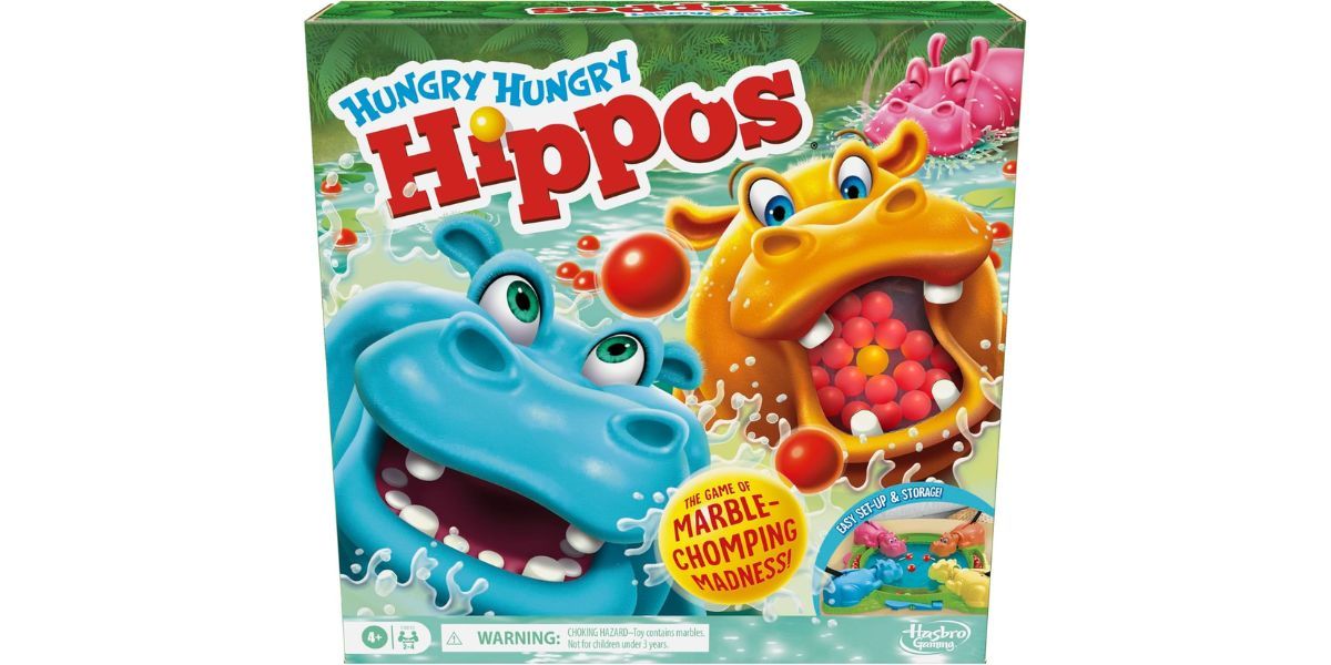 Hasbro Gaming Hungry Hungry Hippos Game