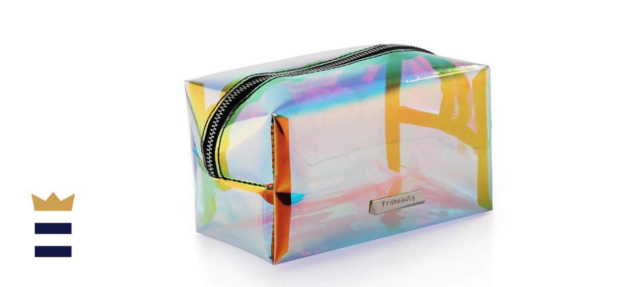 Iridescent Cosmetic Bag Hologram Clutch