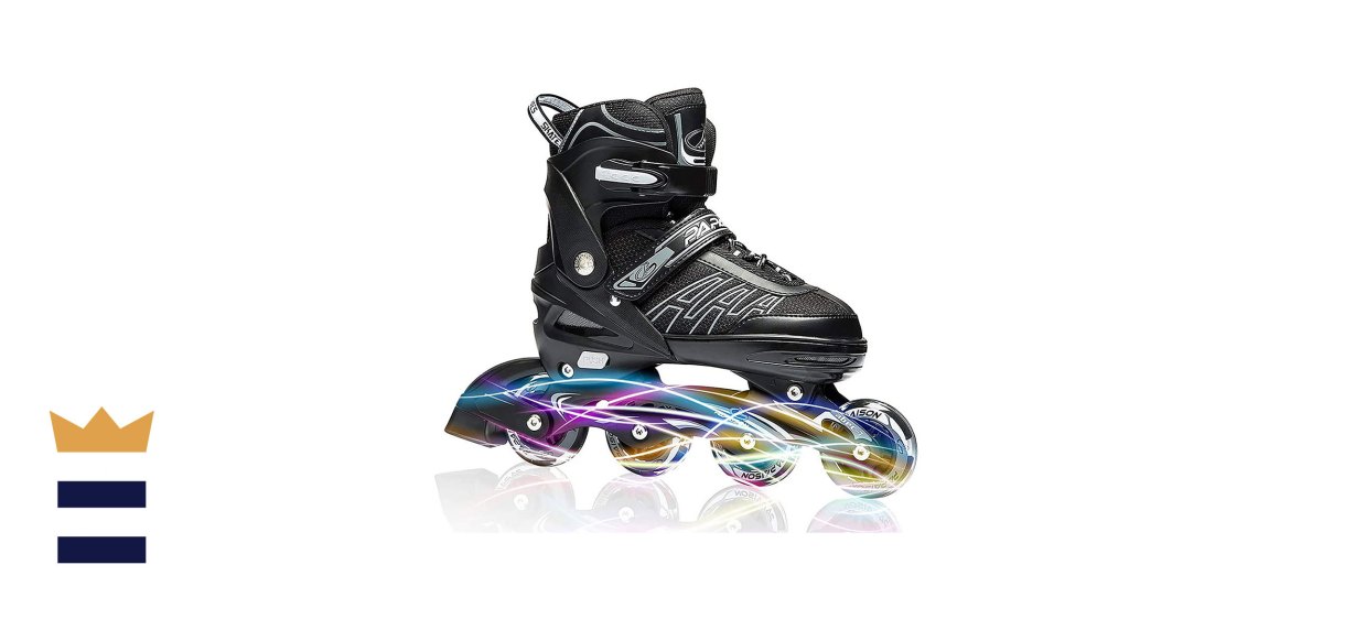 IUU Sports Adjustable Inline Skates for Kids and Adults