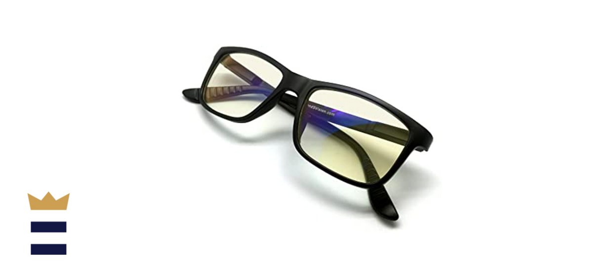 J+S Vision Blue Light Shield Computer/Gaming Glasses — 0x Magnification